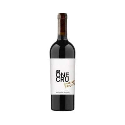 As One Cru Cabernet Sauvignon Palisades Trail Vineyard 750ML bottle showcasing premium California red wine with elegant complexity
