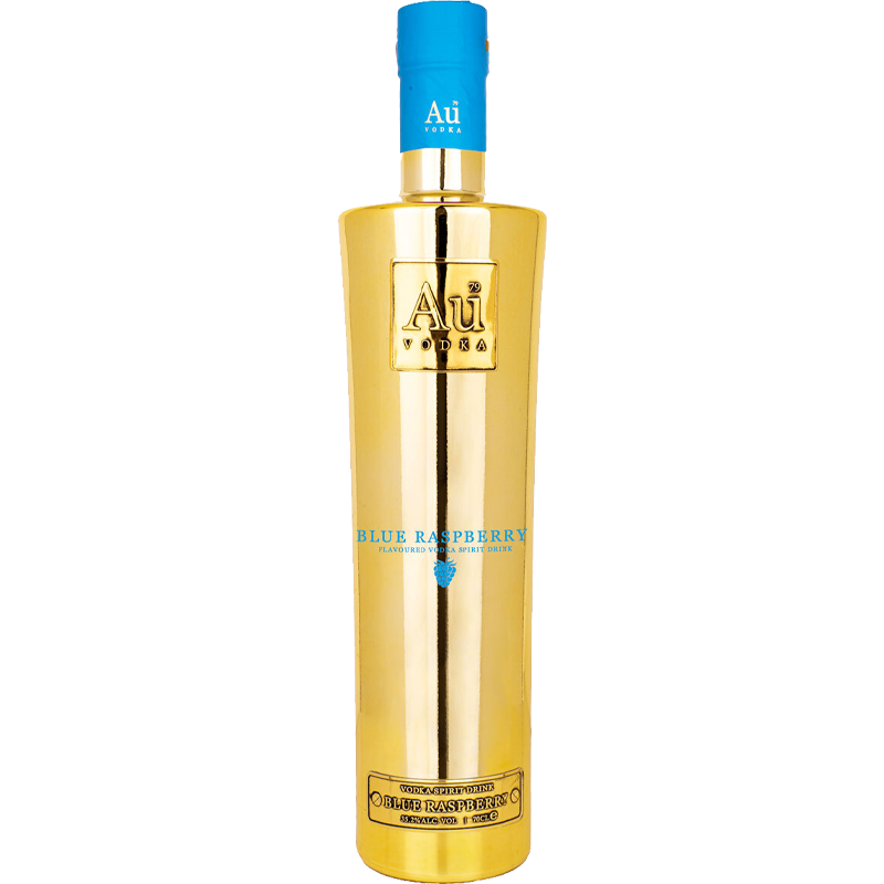 Au Vodka Au Blue Raspberry Vodka 750 ML