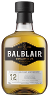 Balblair 12 Year Old Natural Colour Non-Chill Filtered Highland Single Malt Scotch Whisky 750 ML