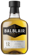 Balblair 12 Year Old Natural Colour Non-Chill Filtered Highland Single Malt Scotch Whisky 750 ML