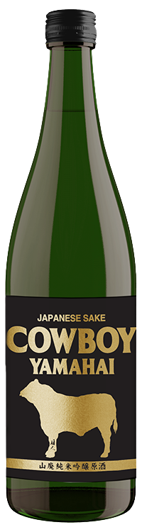 Shiokawa Cowboy Yamahai Junmai Ginjo Genshu Sake 720 ML