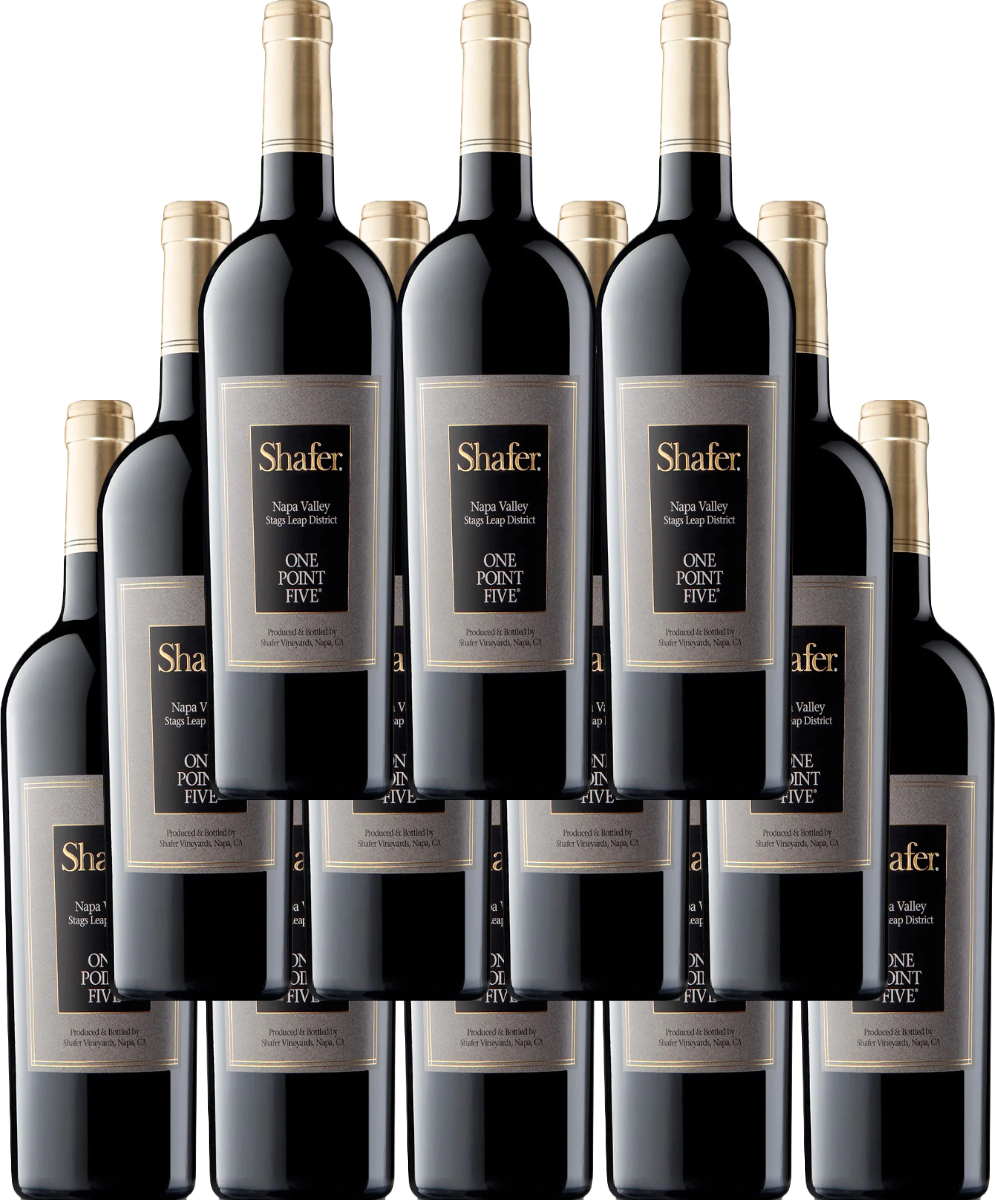 Shafer Vineyards One Point Five Cabernet 2021 12 Bottles