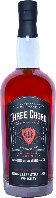 Three Chord Small Batch Handcrafted Tennessee Straight Whiskey 750 ML