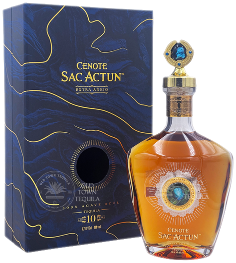 Cenote Tequila Sac Actun 100% Agave Azul Extra Anejo Tequila 750 ML