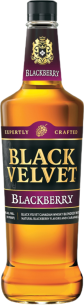 Black Velvet Blackberry Flavored Whisky 70 1.75 L