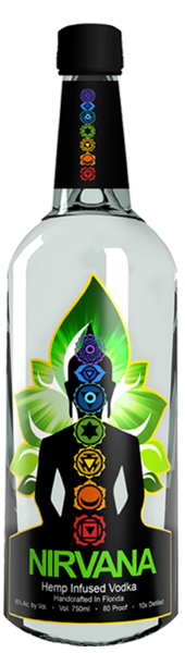 Fat Dog Nirvana Hemp Cannabis Vodka 750 ML