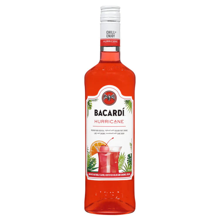 Bacardi Hurricane Classic Cocktails 25 750 ML
