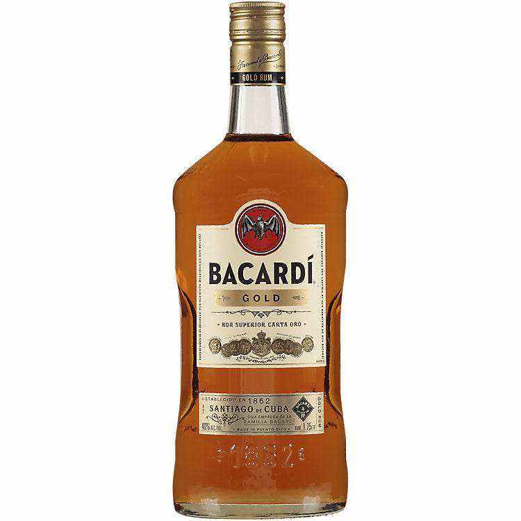 Bacardi Gold Rum 80 1.75 L