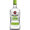 Bacardi Lime Flavored Rum 1.75L bottle with lime graphics.