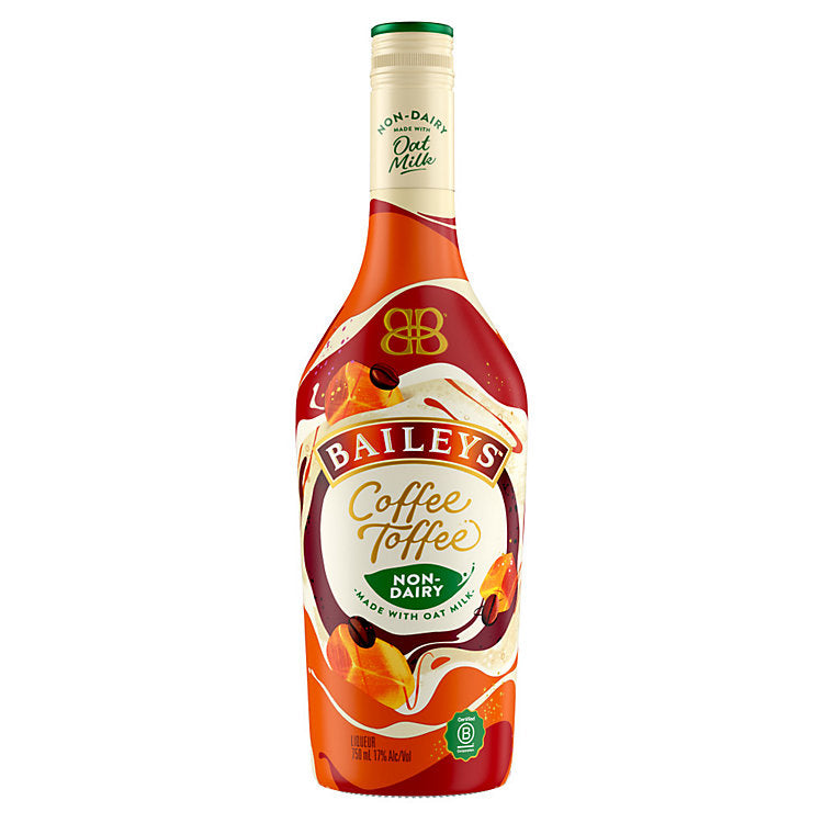 Baileys Cream Liqueur Coffee Toffee Non-Dairy Made With Oat Milk 34 750 ML