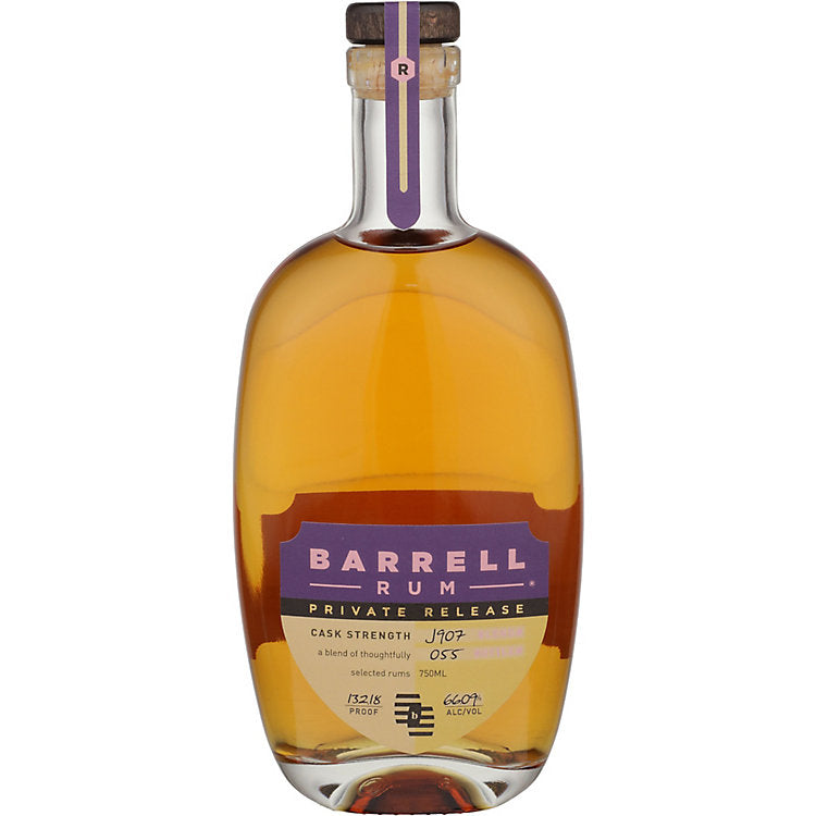 Barrell Aged Rum Private Release Cask Strength Jamaica 132.1 750 ML ...