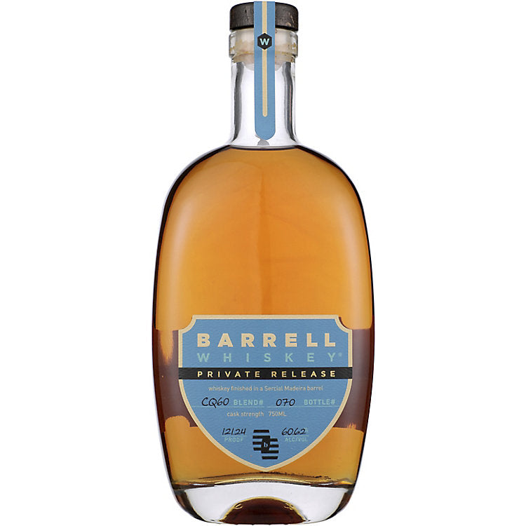 Barrell Light Whiskey Private Release Cask Strength Sercial Madeira Barrel 121.24 750 ML