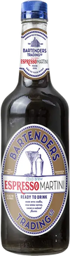Bartenders Trading Co Espresso Martini 750ml bottle ready-to-drink coffee cocktail with vodka