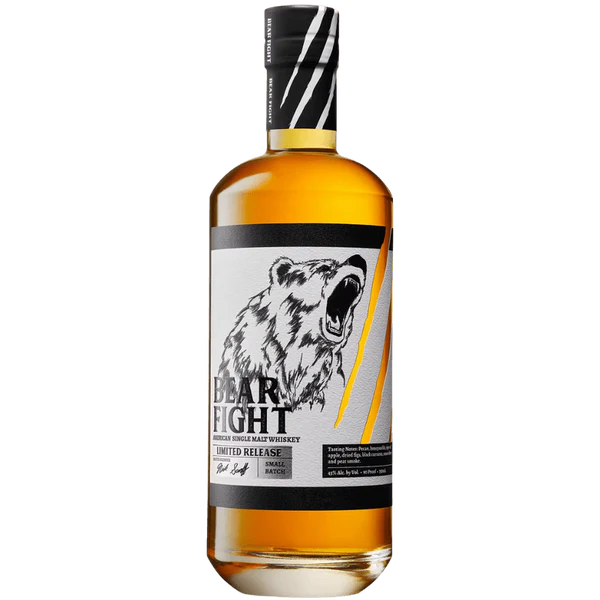 Bear Fight American Single Malt Whiskey 750 ML 
