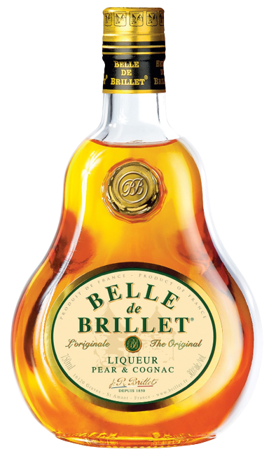 Belle de Brillet Pear Liqueur 700ML bottle with pear and cognac flavor