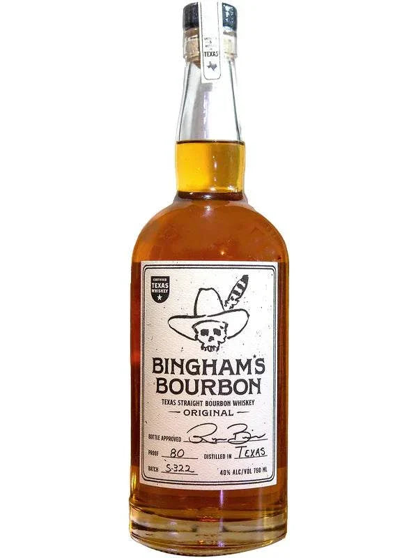 Binghams Bourbon Straight Bourbon 750 ML bottle showcasing rich, smooth Kentucky whiskey with caramel and vanilla notes