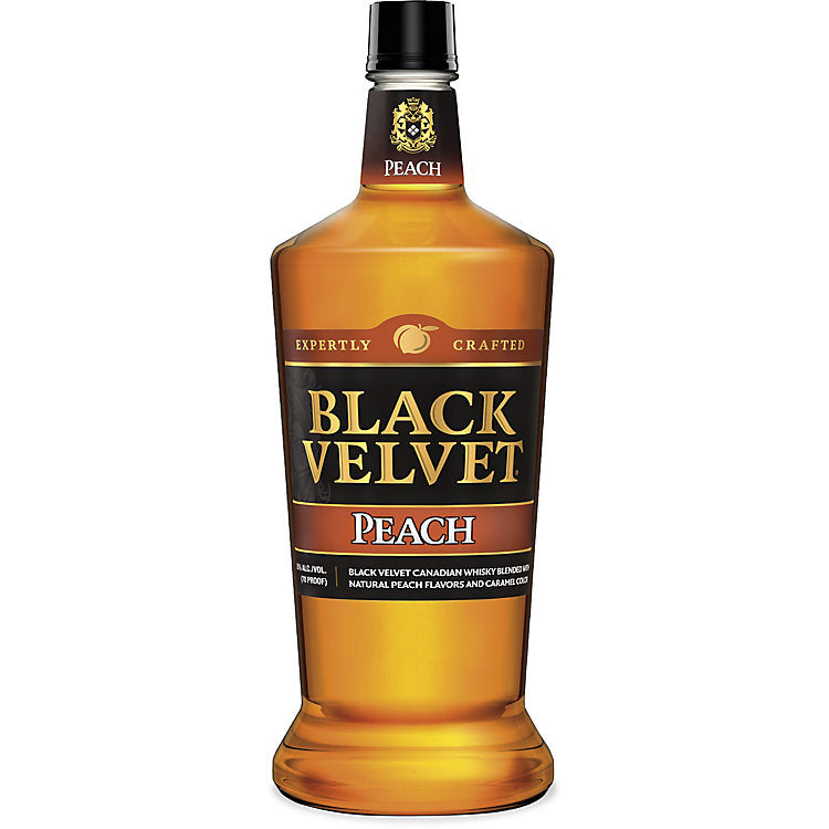 Black Velvet Peach Flavored Whiskey 70 1.75 ML