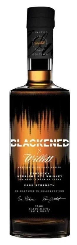 Blackened x Willett Cask Strength Rye Whiskey 750 ML