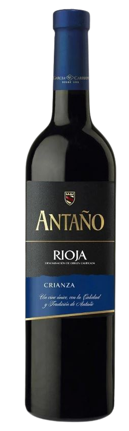 Bodegas Antano Crianza 750 ML wine bottle from Rioja region winery in Briones