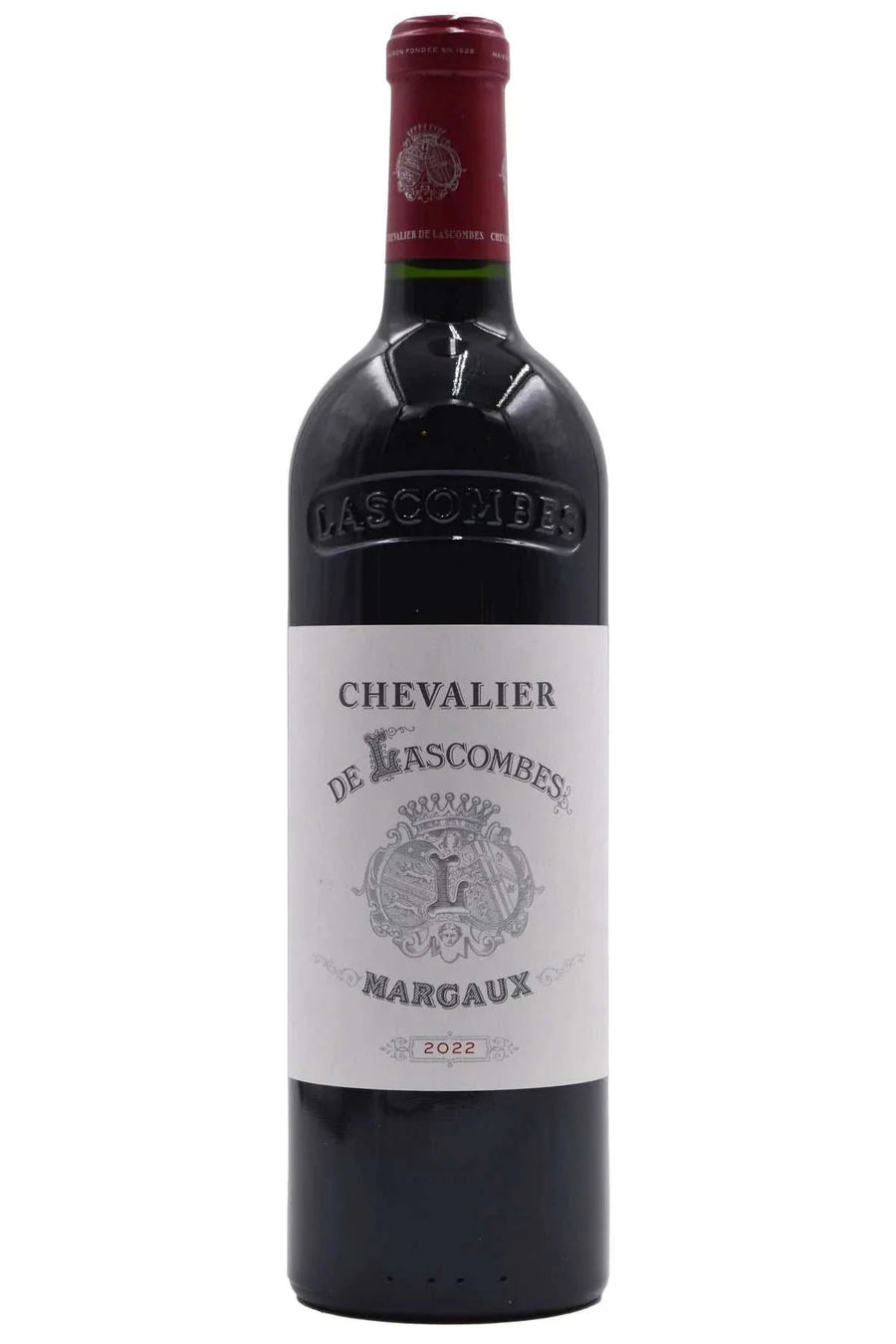 Bottle of Chateau Lascombes Margaux 2022 wine showcasing rich fruit and elegant oak aromas