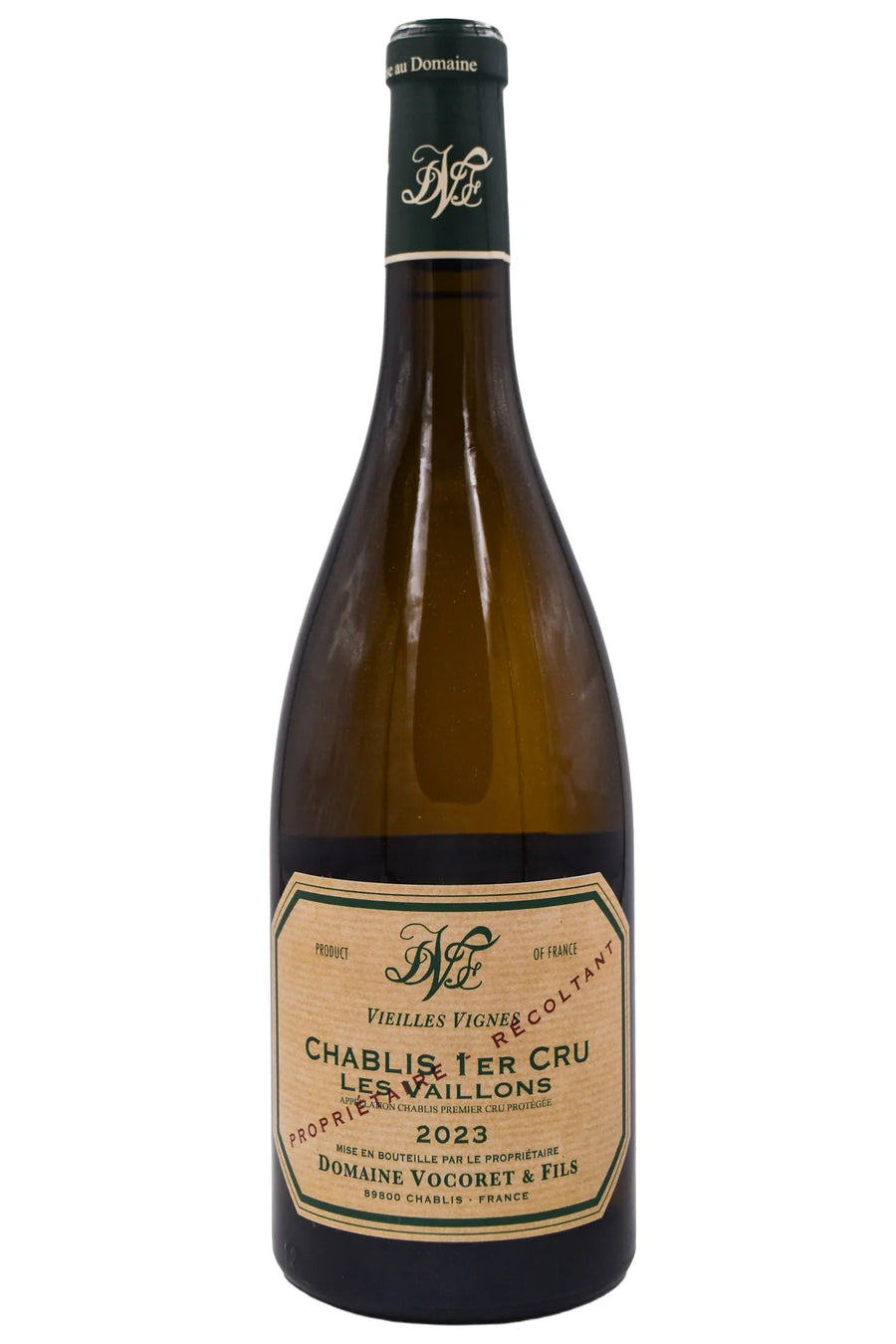 Domaine Vocoret and Fils Chablis Vaillons Premier Cru Vieilles Vignes 2023 750 ML