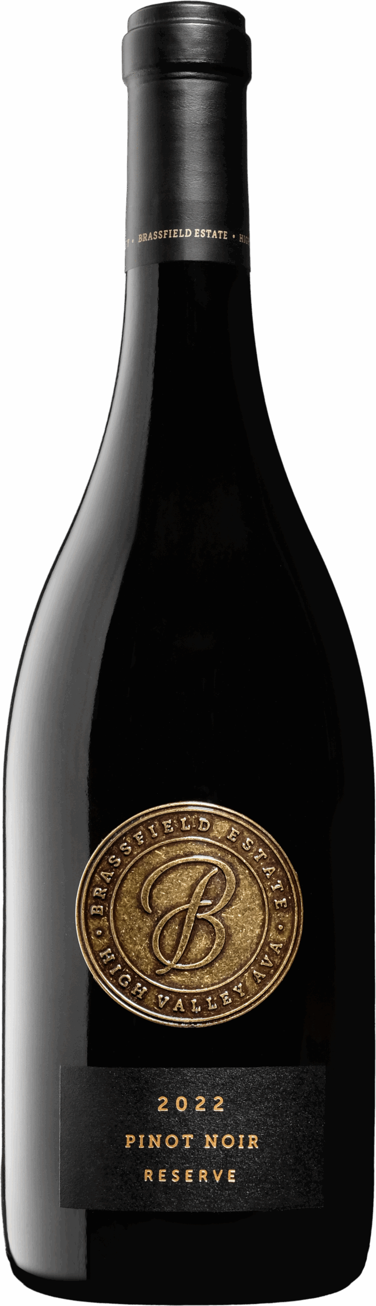 Brassfield Estate Winery Pinot Noir Reserve High Valley 2022 750 ML