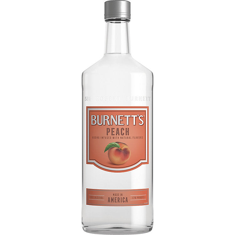 Burnett's Peach Flavored Vodka 60 1.75 L