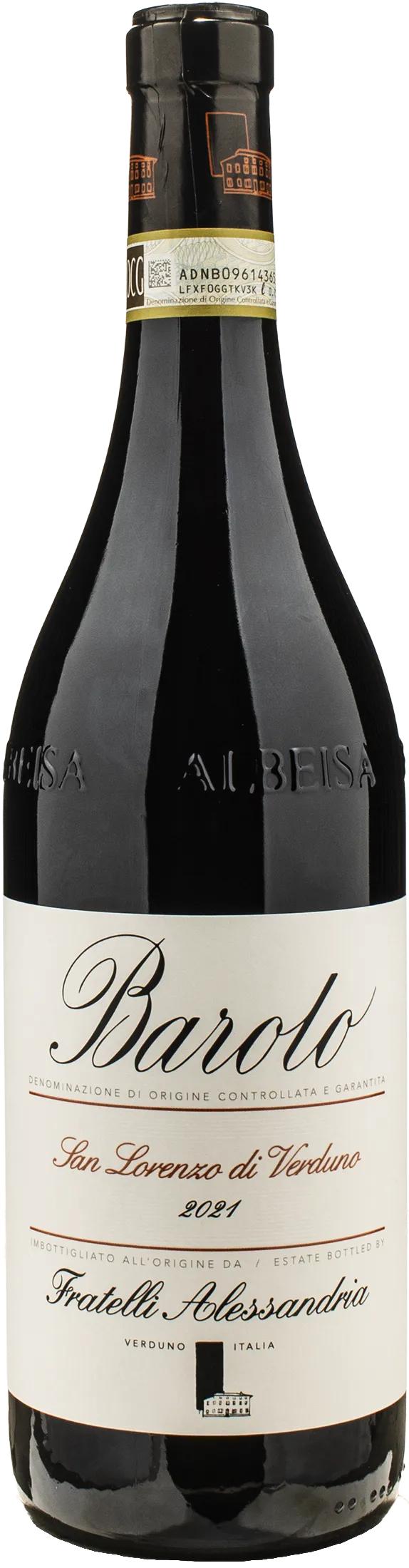 Fratelli Alessandria Barolo 2021 750 ML