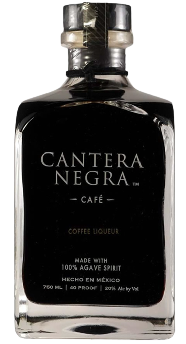 Cantera Negra Coffee Liqueur Cafe 40 750 ML bottle with coffee-infused agave spirit from Mexico