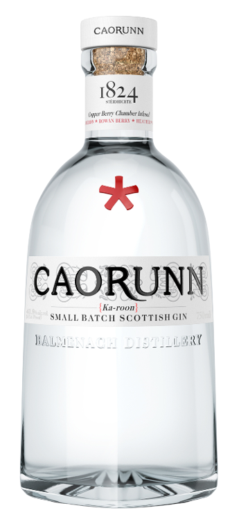 Caorunn Small Batch Scottish Gin 750 ML bottle with traditional and handpicked botanicals.