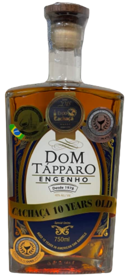 Cachaca Dom Tapparo 10 Year Extra Premium American Oak 750 ML