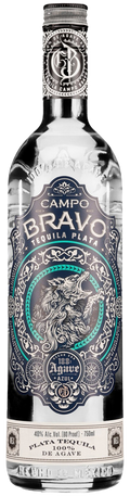 Campo Bravo Plata Tequila 100% De Agave 80 1 L