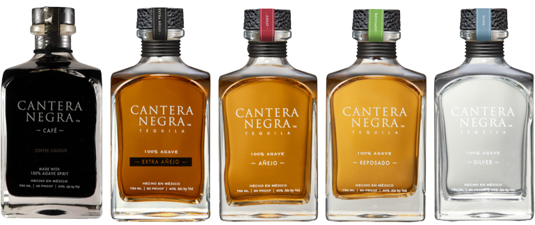 Cantera Negra Tequila Combo 750 ML (5 Bottles)