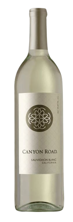Bottle of Canyon Road Sauvignon Blanc 750 ML – crisp California white wine