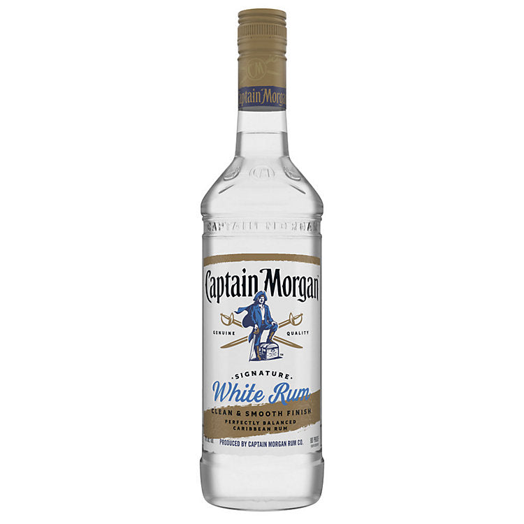 Captain Morgan Light Rum Signature White Caribbean Rum 80 1 L