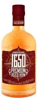 Caribbean Moonshine s 1650 Premium Aged Rum 750 ML