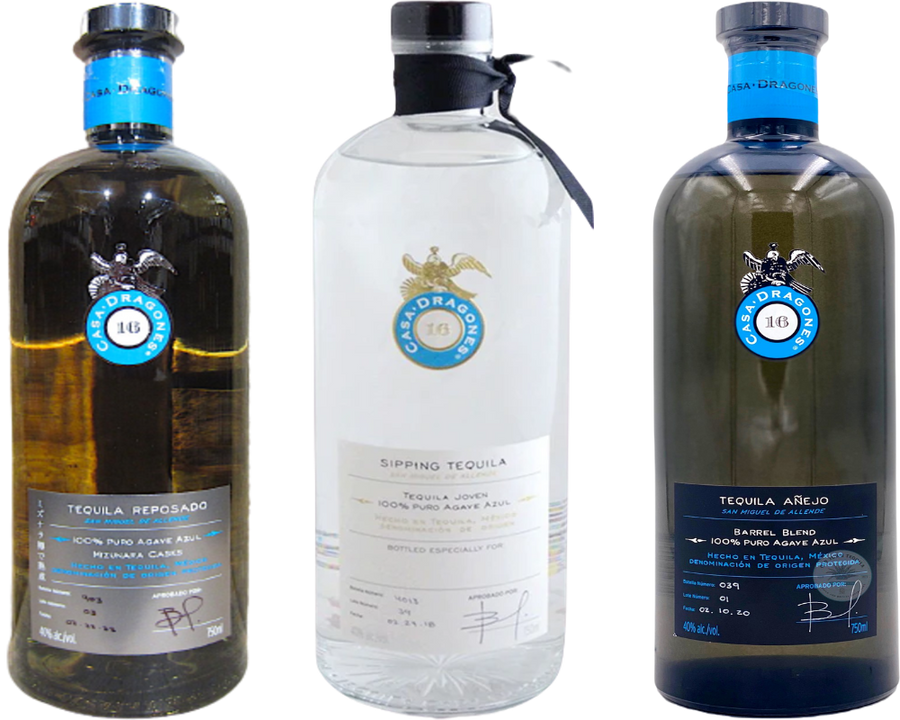 Casa Dragones Tequila Combo 750 ML (3 Bottles)