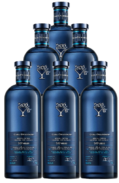 Casa Dragones Tequila Anejo Cristalino Special Edition 750 ML (6 Bottles)