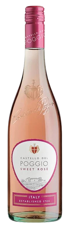 Castello Del Poggio Sweet Rose Frizzante Wine 750 ML