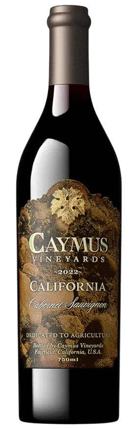 Caymus California Cabernet Sauvignon 2022 wine bottle, 750 ML.