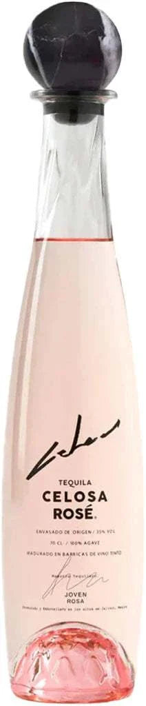 Celosa Tequila Rose 80 750 ML bottle with berry-infused tequila for smooth, fruity cocktails
