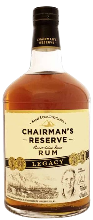 Chairmans Reserve Chairmans Legacy Reserve Rum 750 ML premium aged rum bottle