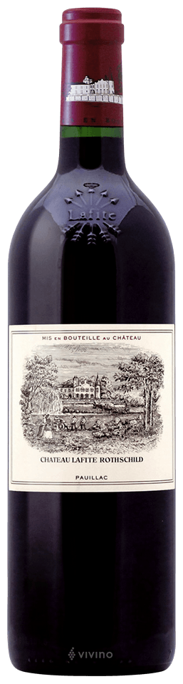 Chateau Lafite Rothschild Pauillac 2003 750ml bottle showcasing premium Bordeaux wine with elegant blackcurrant and cedar notes