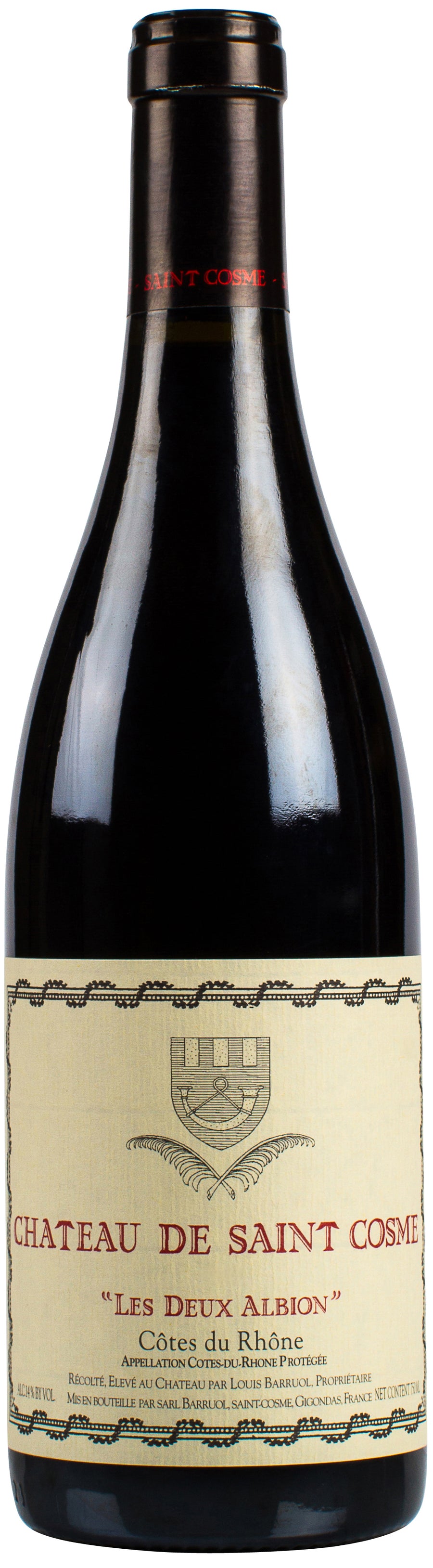 Chateau de Saint Cosme Cotes du Rhone Les Deux Albion 2022 750 ML