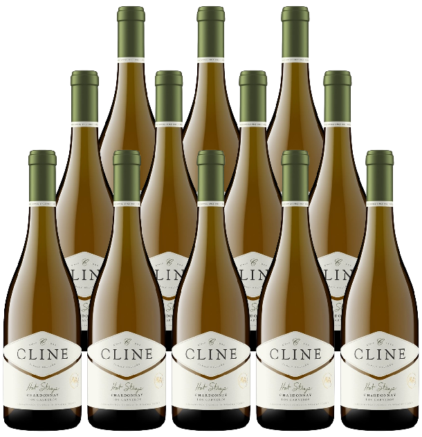 Cline Chardonnay Hat Strap Carneros 2022 750 ML (12 Bottle)
