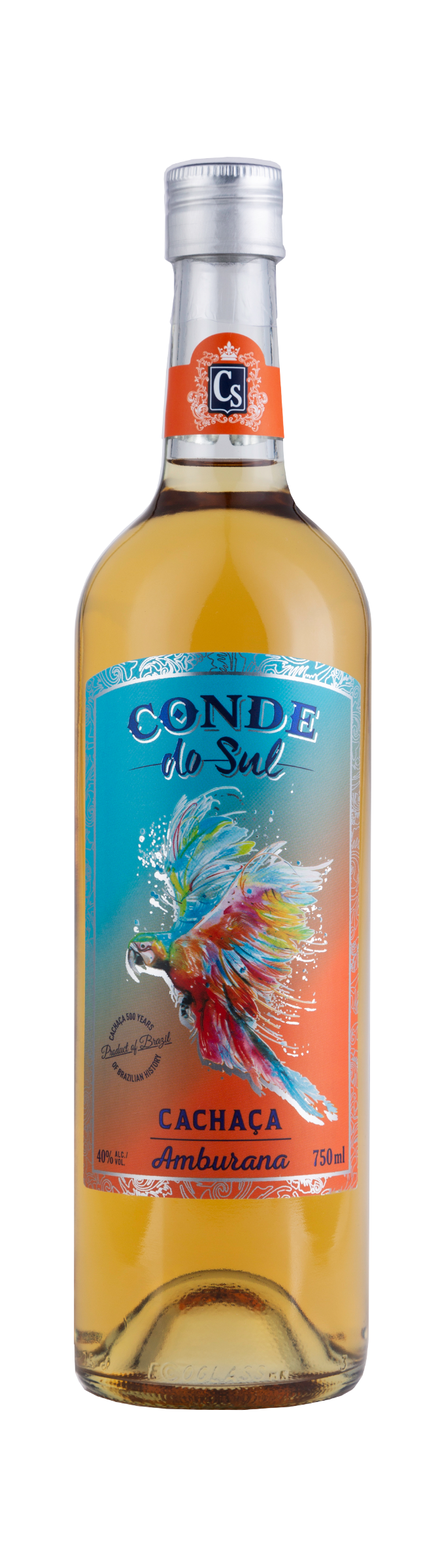 Conde Do Sul Amburana Cachaca - Award-Winning Luxury 750 ML