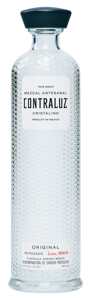 Contraluz Mezcal Artesanal Reposado Cristalino 80 700 ML