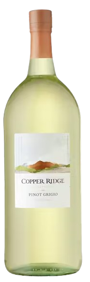 Copper Ridge Wines Pinot Grigio California 1.5L – Crisp & Refreshing White Wine