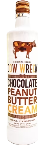 Cow Wreck Chocolate Peanut Butter Cream 750 ML