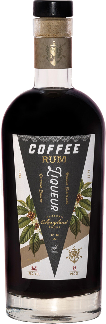 Lyon Coffee Rum Liqueur 750 ML bottle with coffee and chocolate infusion.